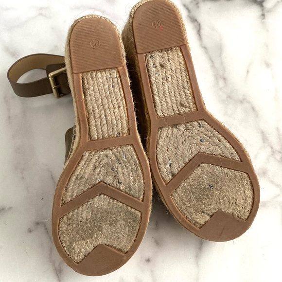 Marc Fisher Adalyn Olive Suede Espadrille Sandals 8.5M - Picture 10 of 12